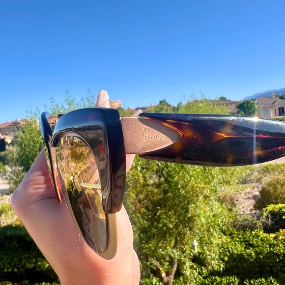 Pomellato Women’s Sunglasses - Gold & Brown - New Model - with case - Picture 5 of 7